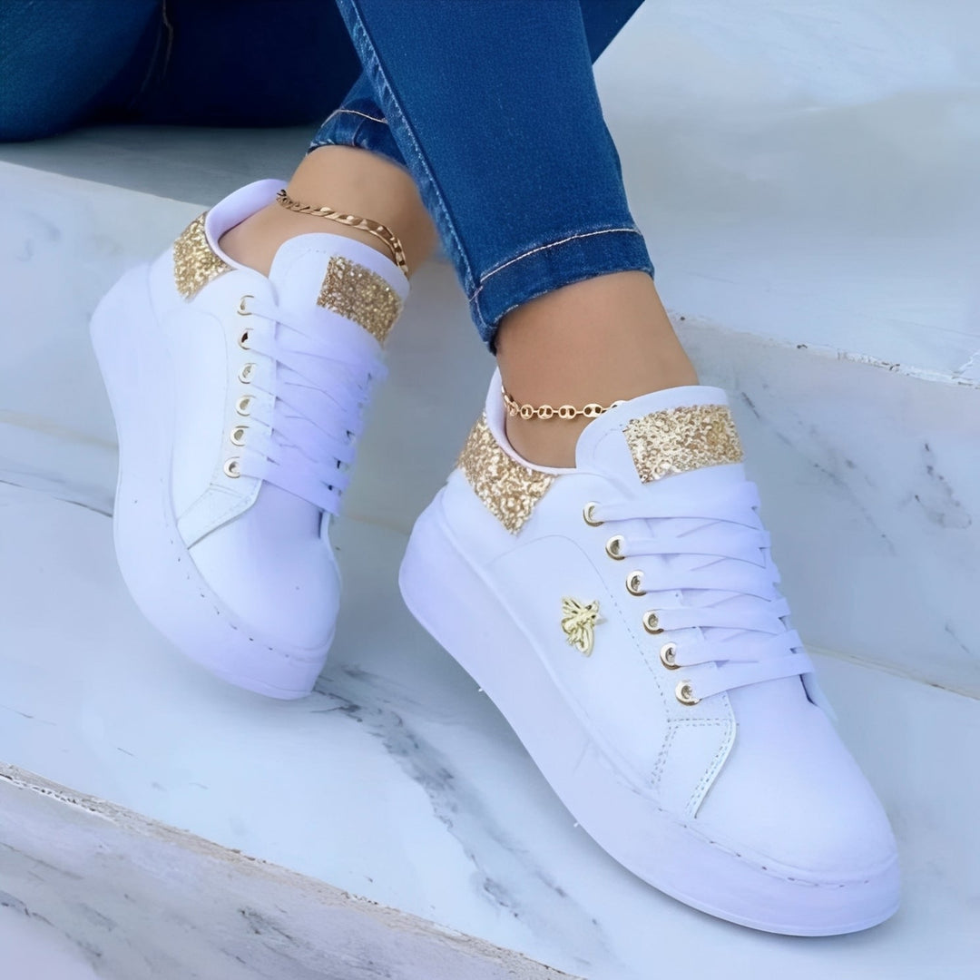 Aleena - Baskets élégantes et brillantes pour femme