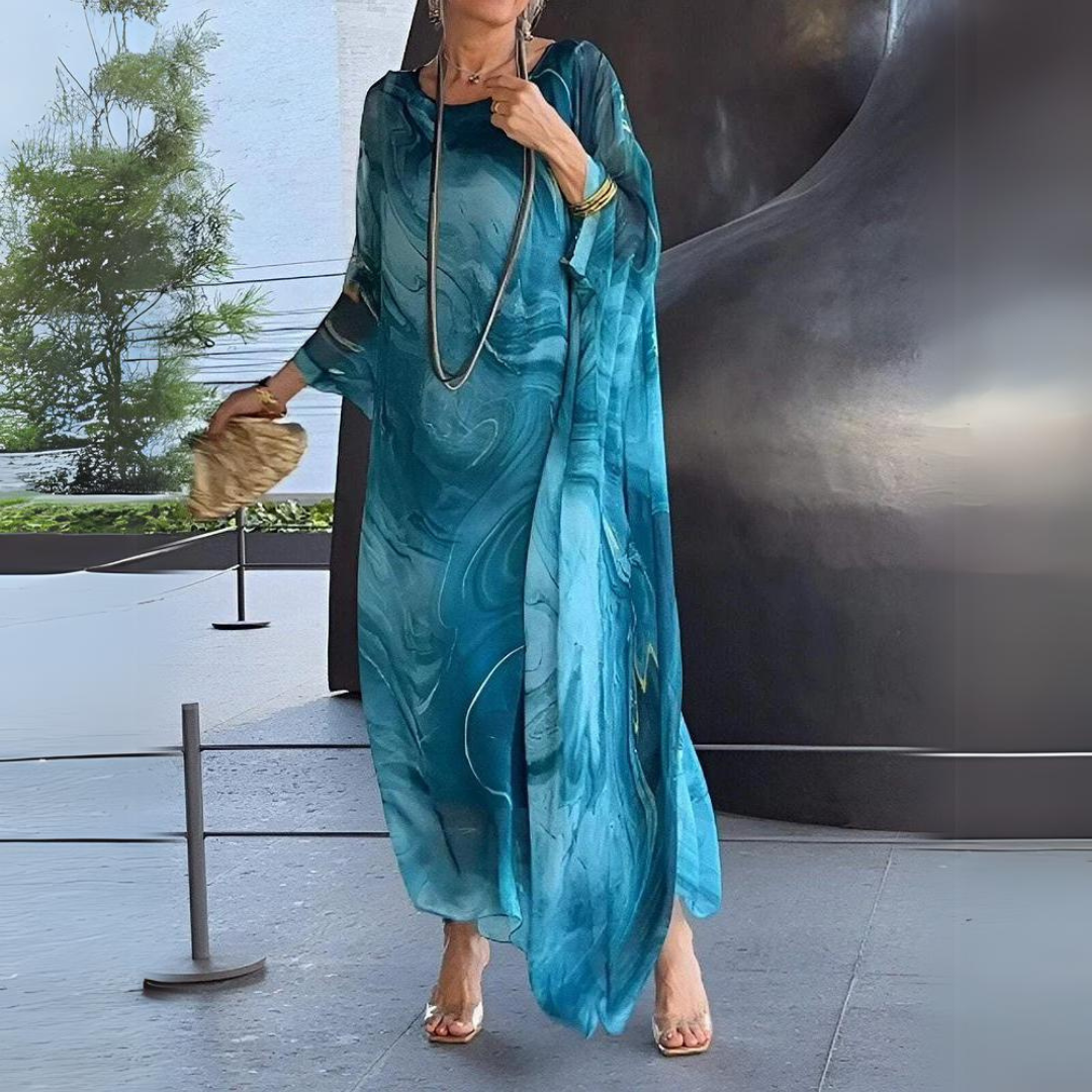 Aurora – Robe élégante en soie fabriquée en mousseline délicate