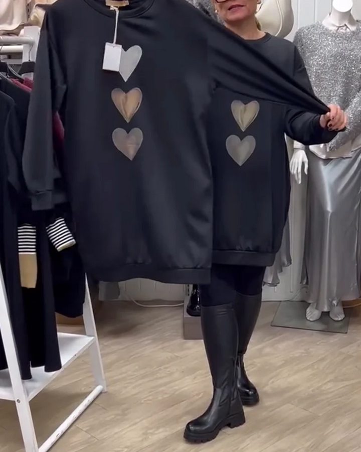 SIANORE - PULL À COEUR STYLÉ