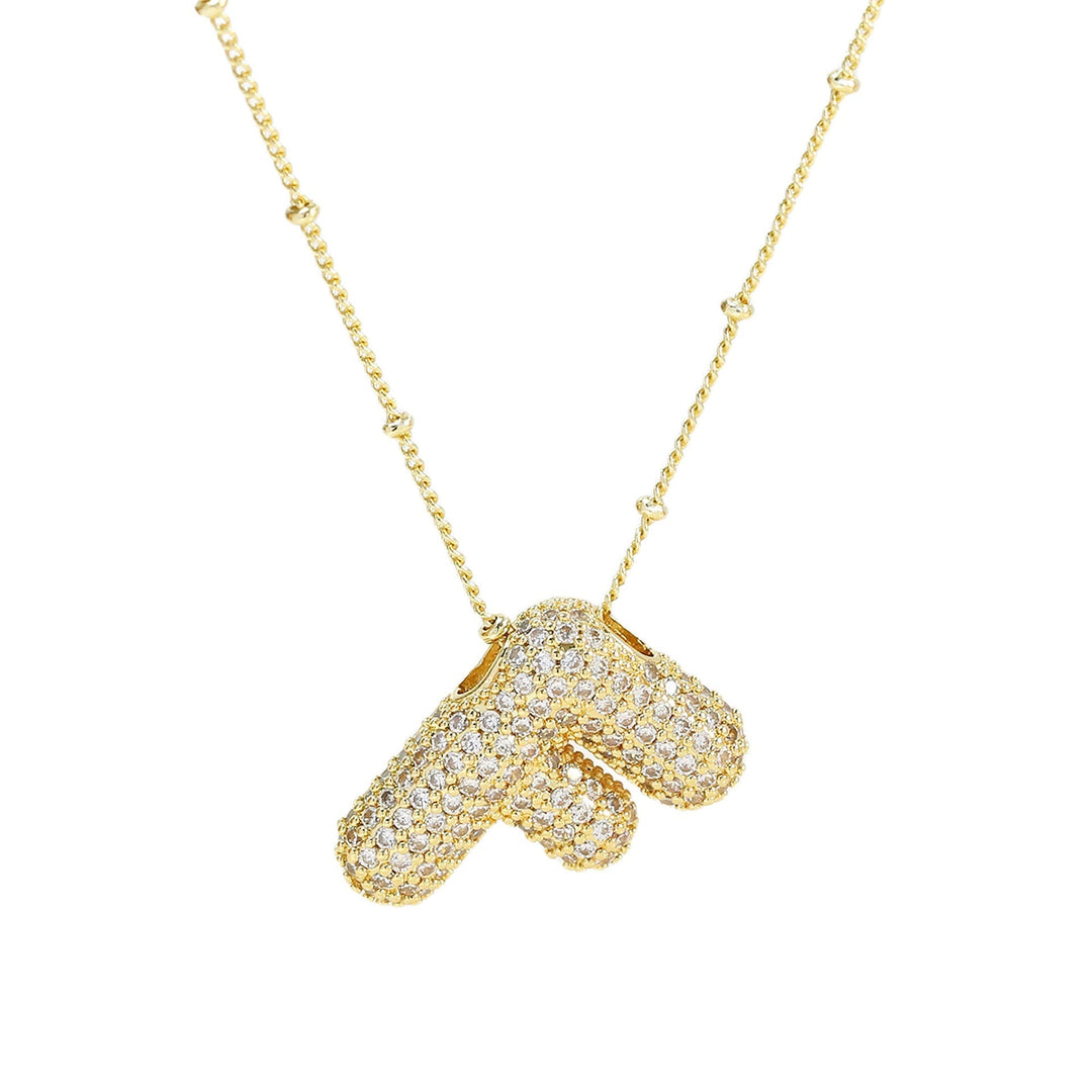 Savannah | Collier avec Lettre à Bulles en Diamant