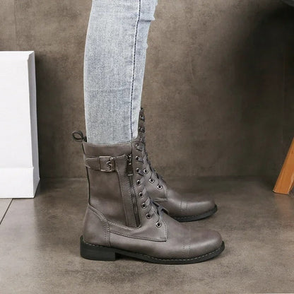 Ivetta - Bottes en Cuir Brillant