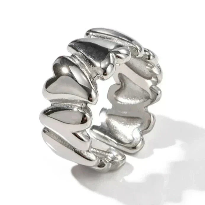Hazel | Bague Cœur Enveloppante