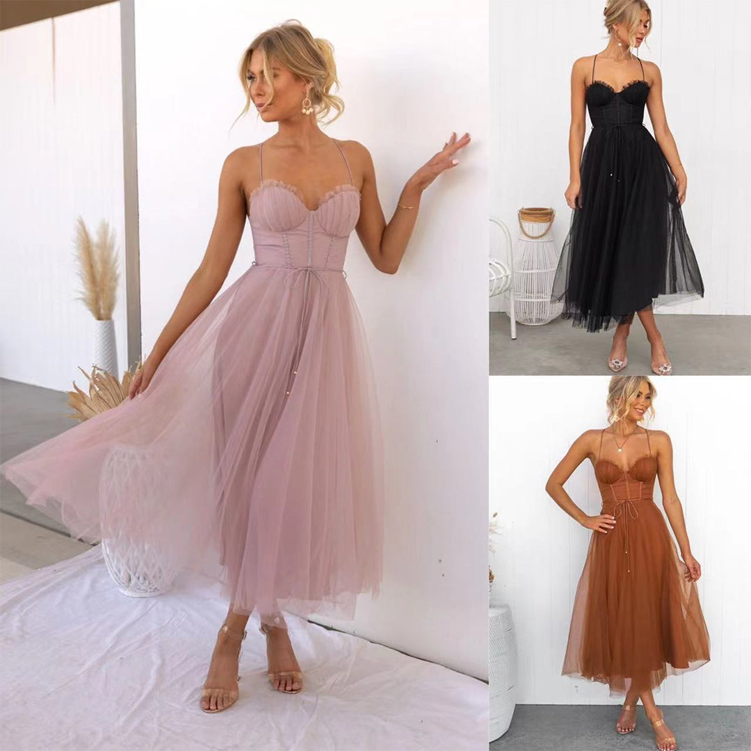 Anita – Robe midi pleine de style et de classe