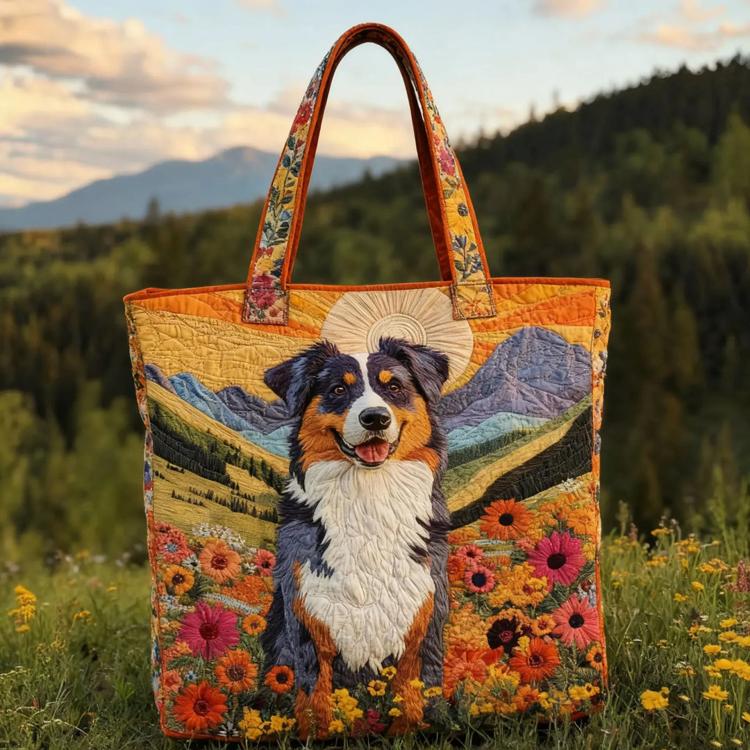 Compagnon de Prairie Montagne | Sac Tote Matelassé Fait Main