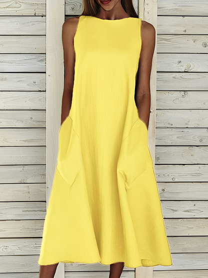 Amihan - Robe en coton simple pour toutes les occasions
