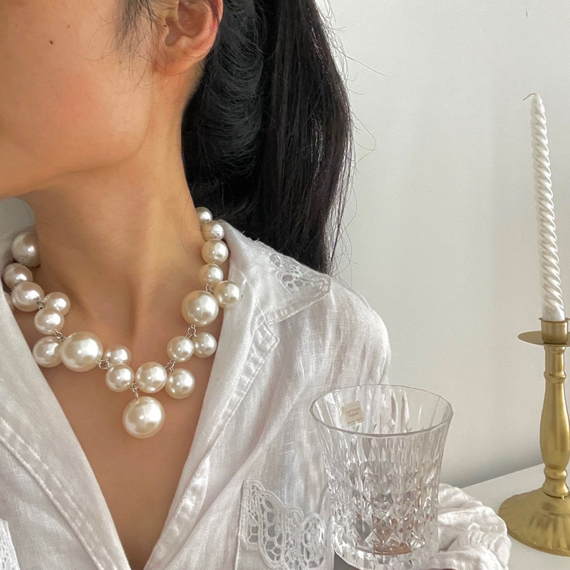 Collier de perles délicates