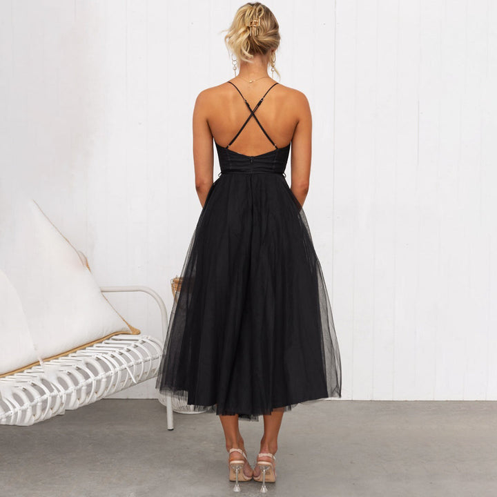 Anita – Robe midi pleine de style et de classe