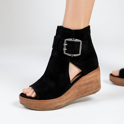 Orélisse™ — Bottines à talon ouvert au design contemporain