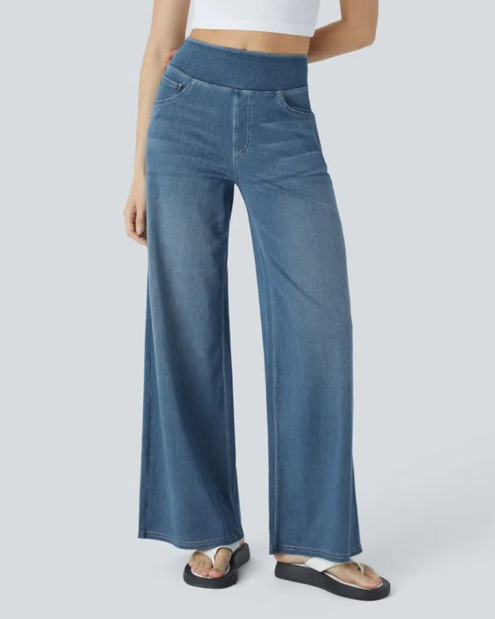 Ainsley - Jeans À Jambe Grands Confortables