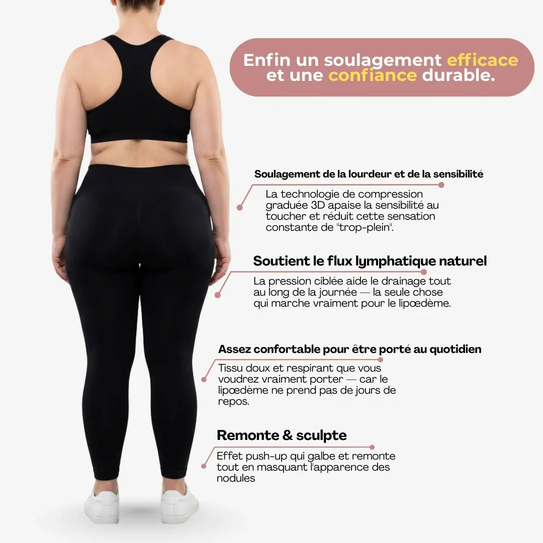 Legging 3D Cellumove – Dites adieu naturellement aux douleurs et gonflements du lipœdème