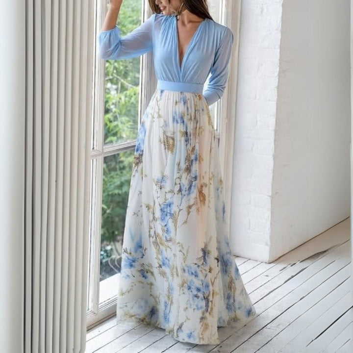 Dahlia - Murmures de Printemps Robe Maxi Florale