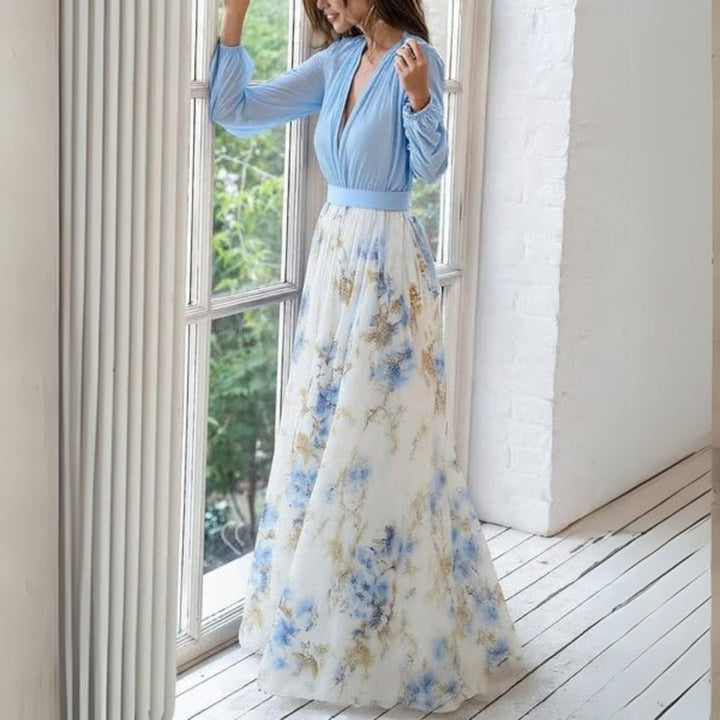 Dahlia - Murmures de Printemps Robe Maxi Florale