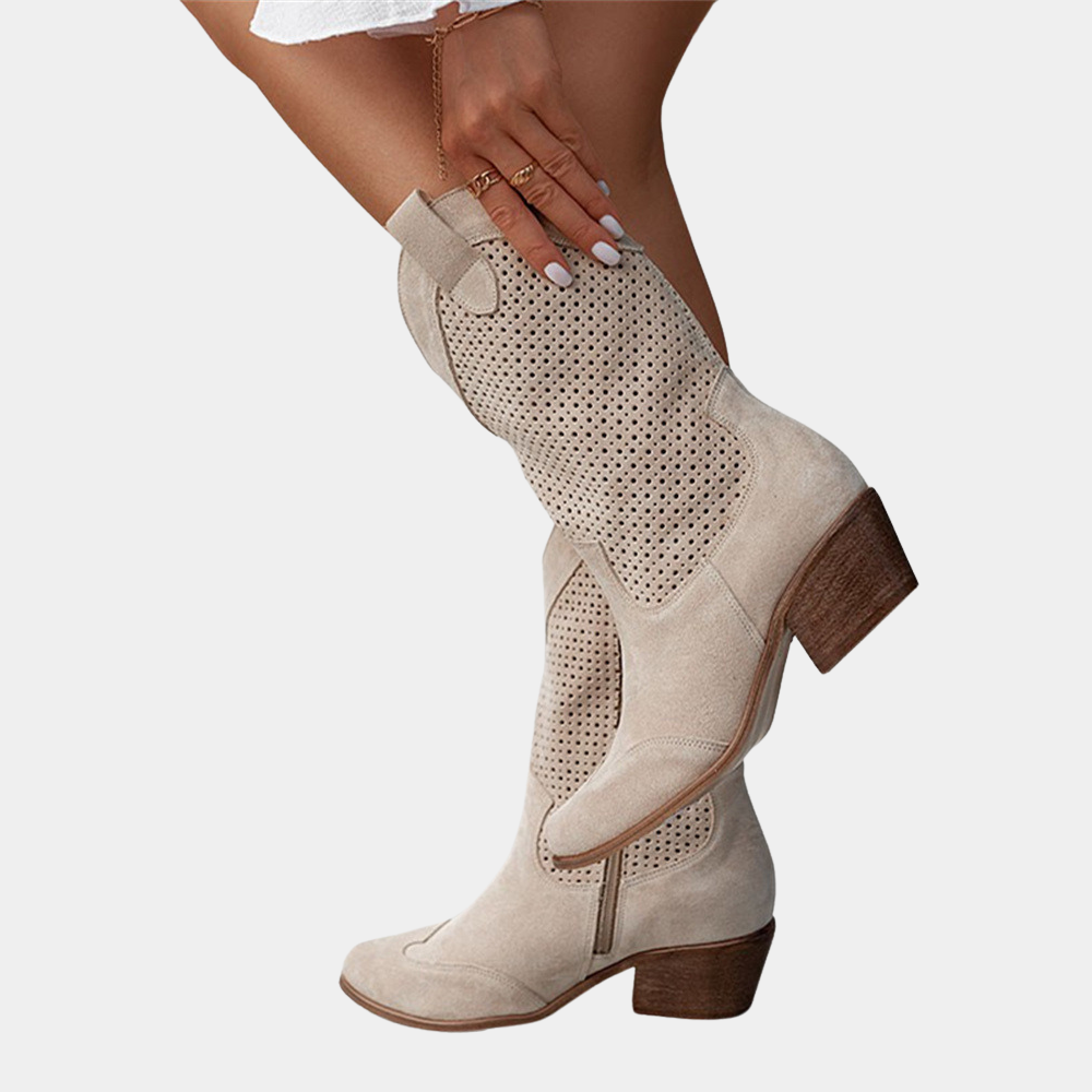 Brigitta - Bottines Chic perforées