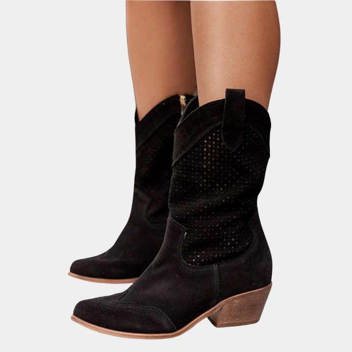 Brigitta - Bottines Chic perforées