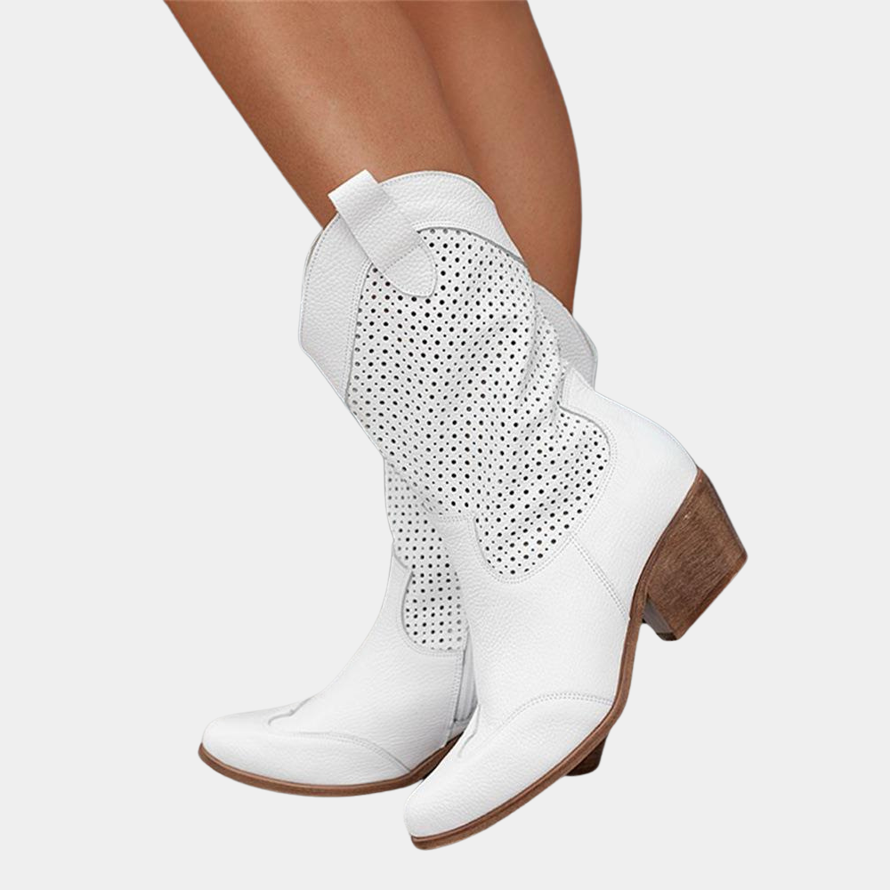 Brigitta - Bottines Chic perforées