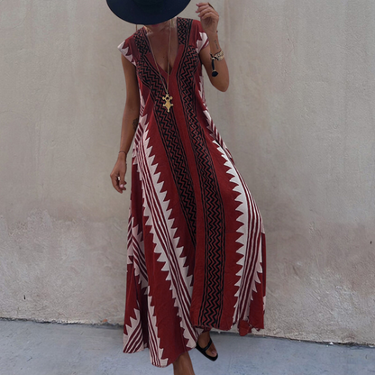 Adelina – Robe Maxi Bohémienne