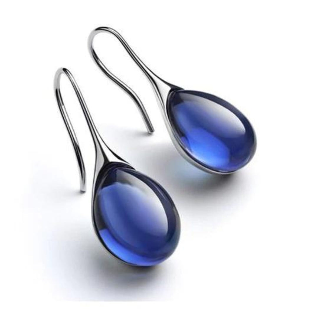 Boucles d'oreilles pendantes en cristal chic
