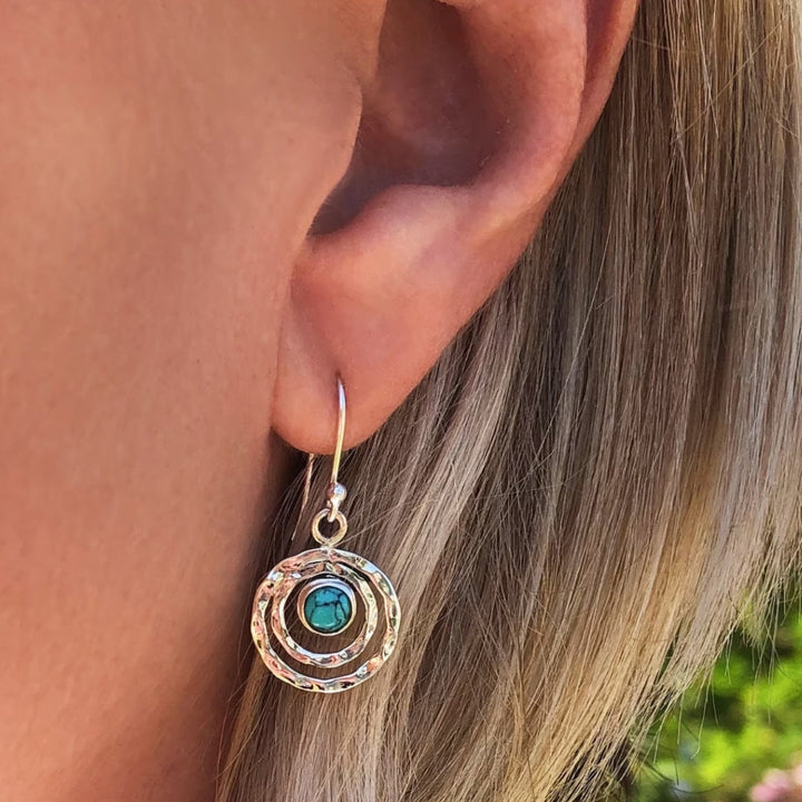 Boucles d'oreilles Boho Saturne