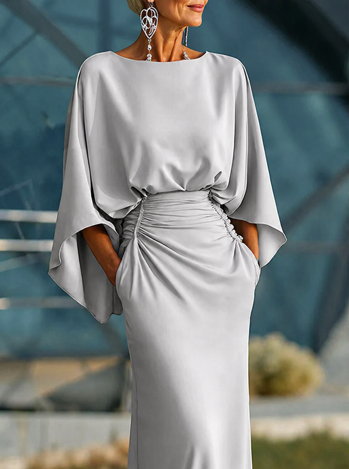 Claudia | Robe élégante sans manches avec décolleté en V