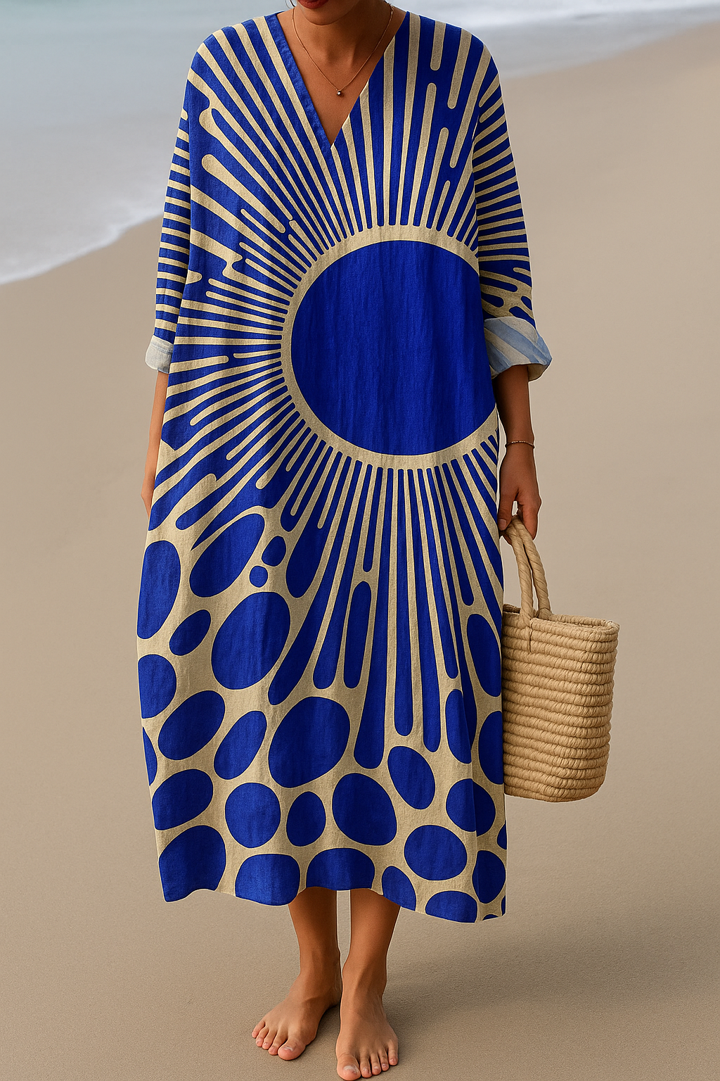 ZOE | ROBE GÉOMÉTRIQUE ÉLÉGANTE