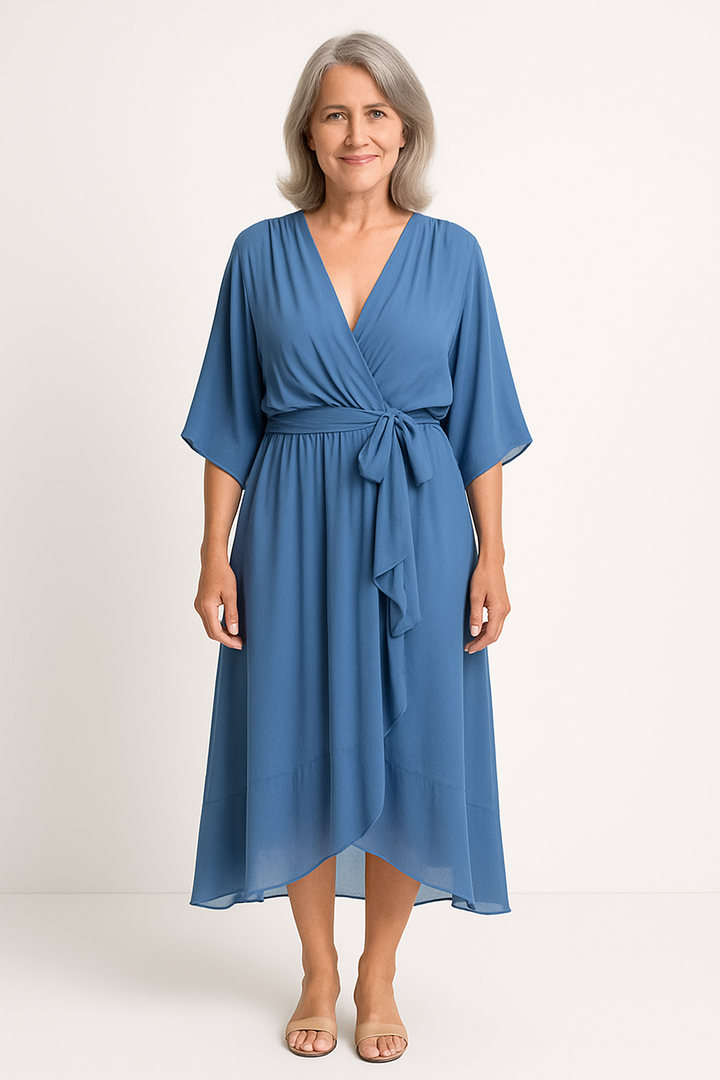 Claire™ | Robe Midi à Ceinture