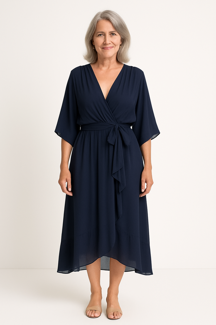Claire™ | Robe Midi à Ceinture