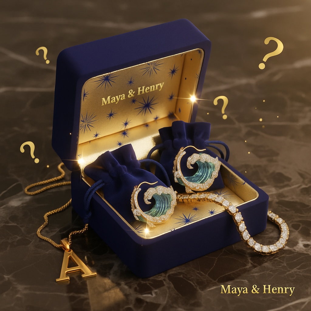 Boîte Mystérieuse Sophia & Lena | 3 Pièces de Bijoux