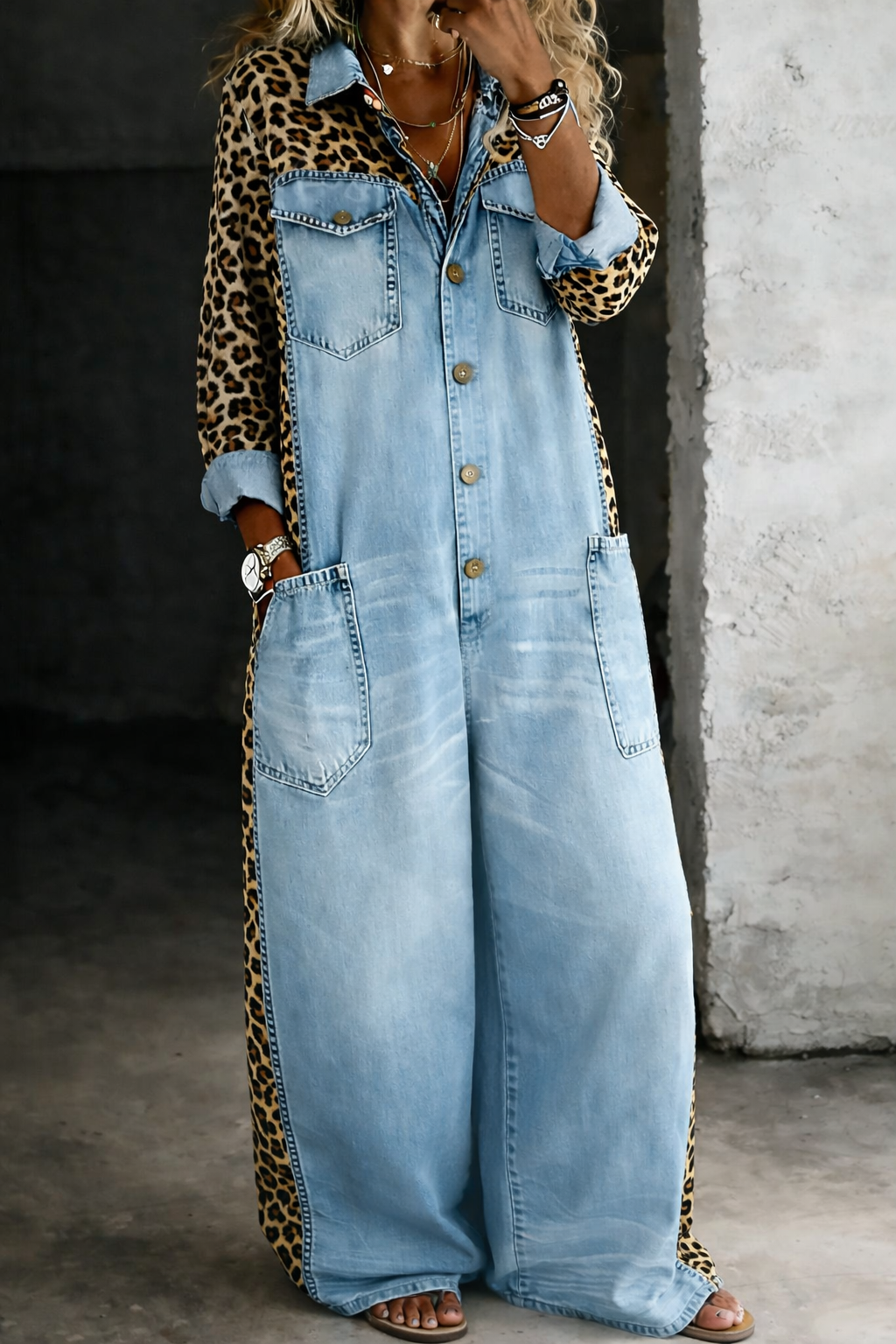 Amanda | Combinaison en Denim
