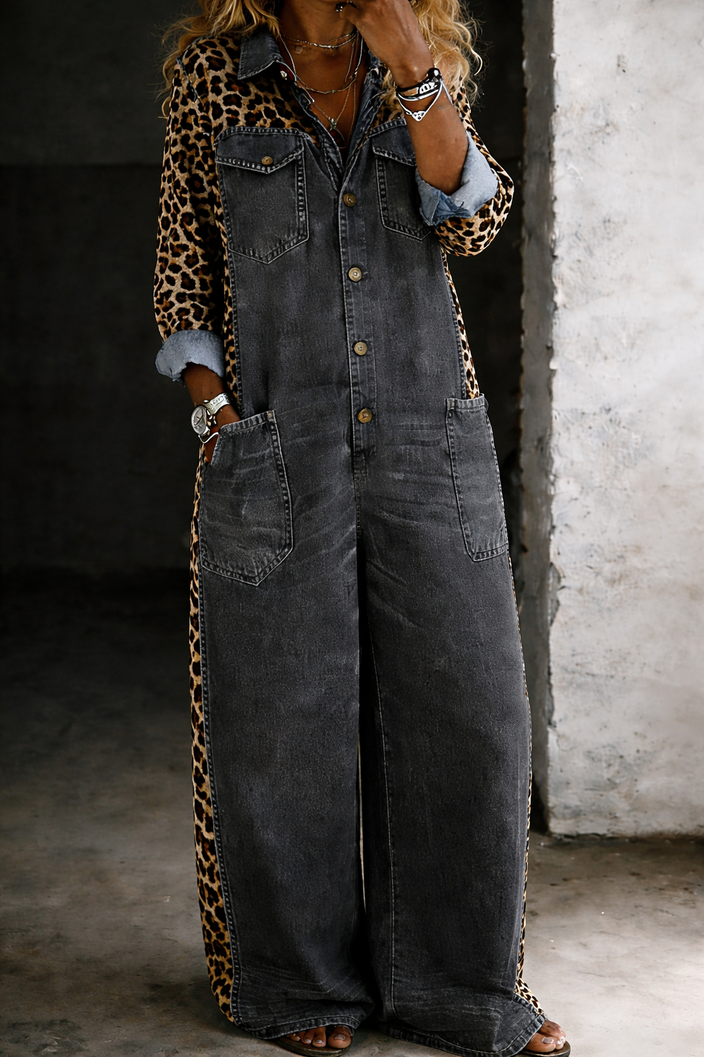 Amanda | Combinaison en Denim
