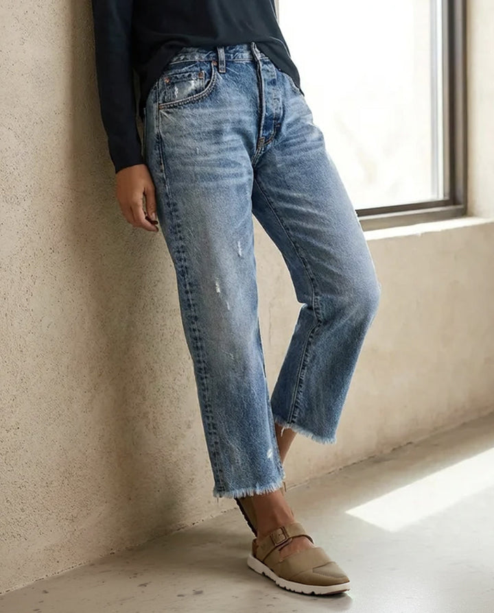 Danice™ | Jeans droits coupés