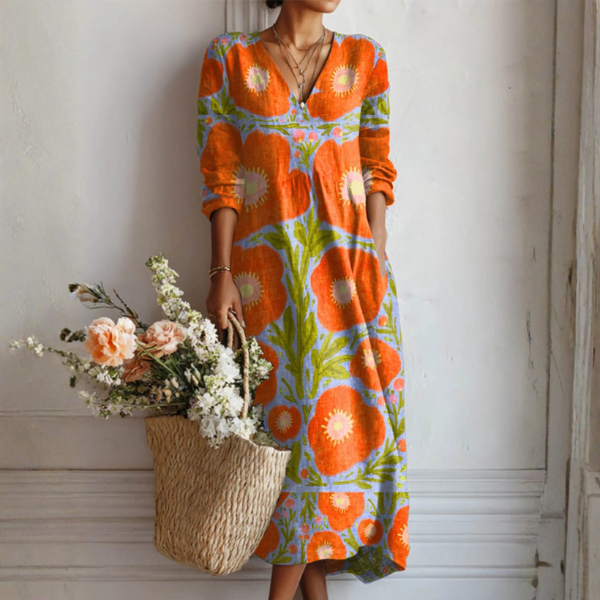Claire | Robe de printemps élégante et sans effort