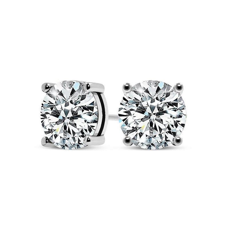 Boucles d'oreilles Tera en or blanc chic
