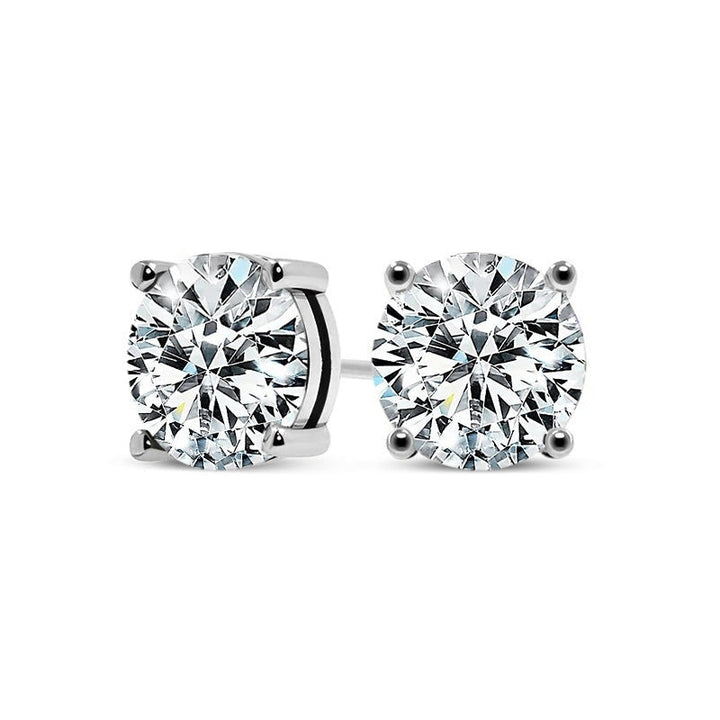 Boucles d'oreilles Tera en or blanc chic