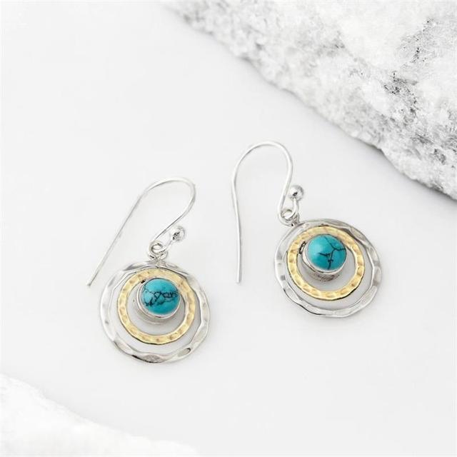 Boucles d'oreilles Boho Saturne
