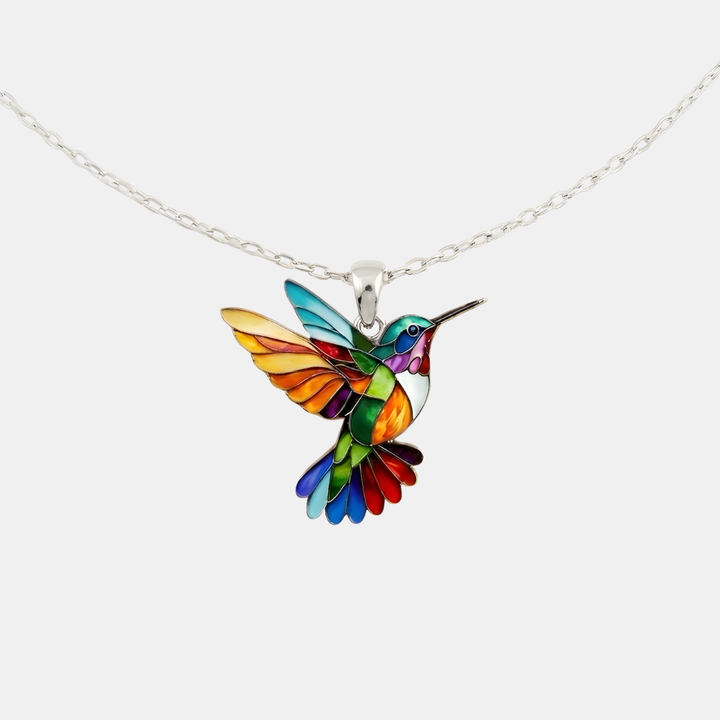 Boucles d'oreilles Colibri avec collier gratuit