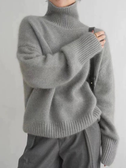 Alecia | Pull en Cachemire Luxueux pour Femme avec Col Roulé | Élégance Intemporelle