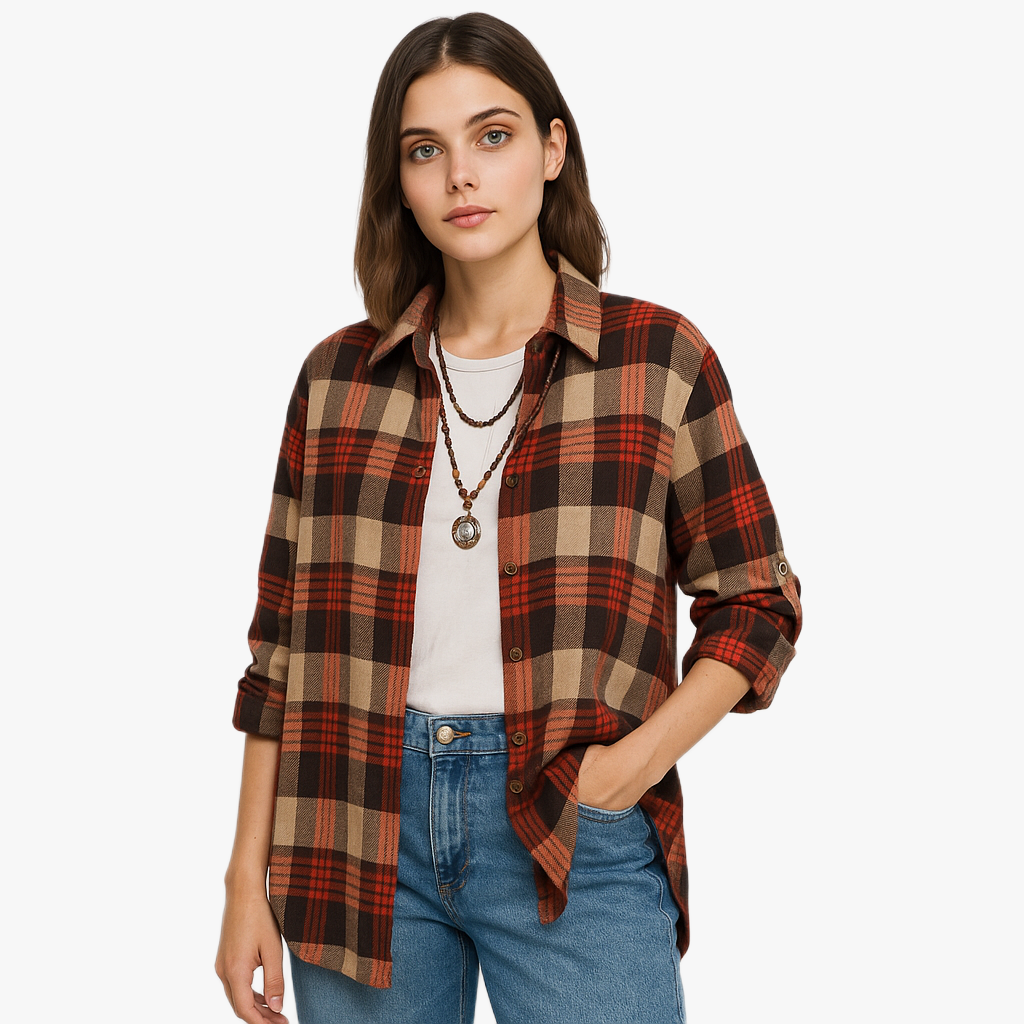 bruna™ | Blouse Vintage Décontractée