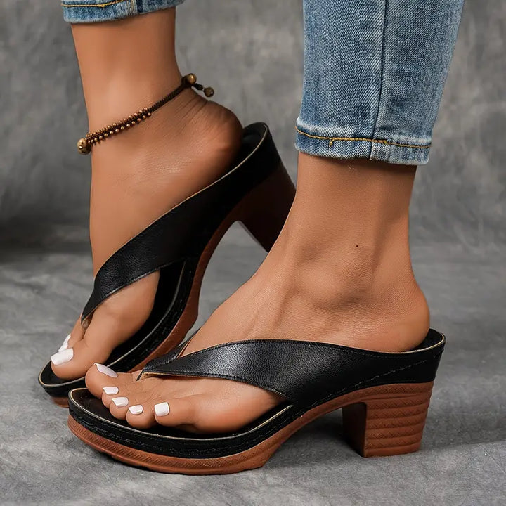 Aurelia™ | Sandales Ultra Confortables avec un Talon Épais