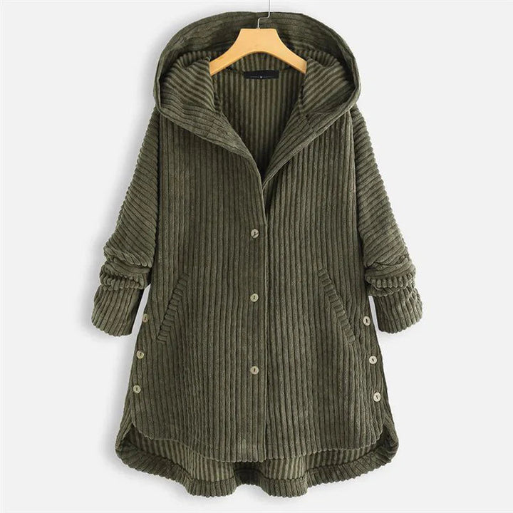 Daria™ | Manteau côtelé à capuche