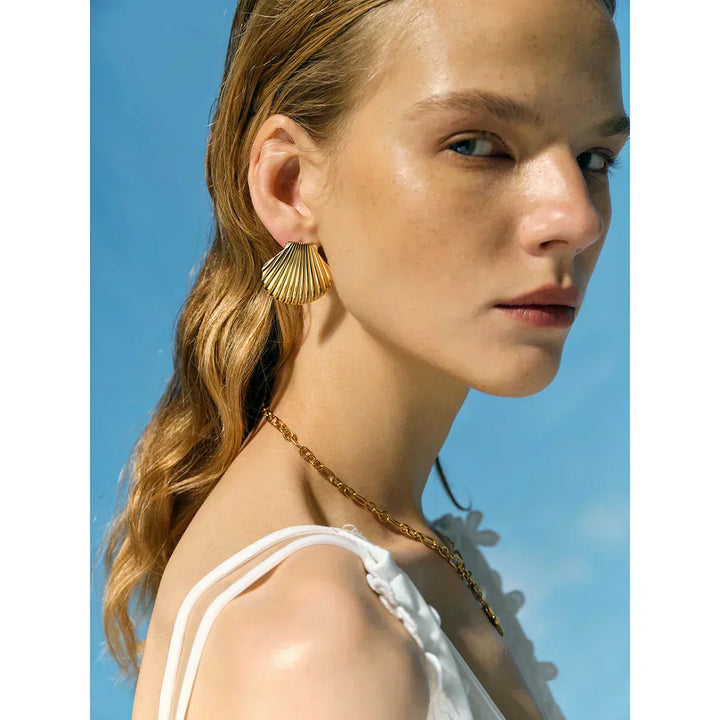 Louisa | Boucles d'Oreilles Coquillage