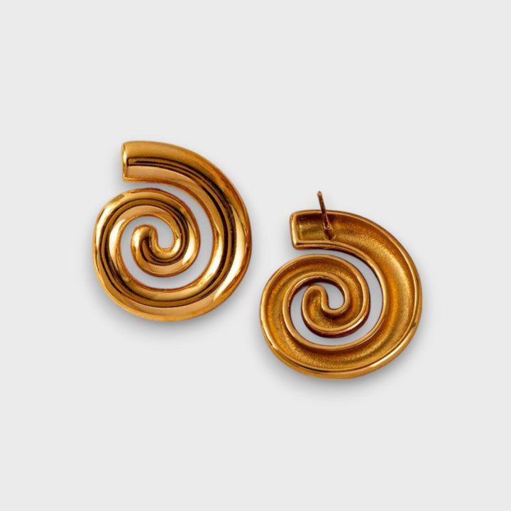 Jay – Boucles d'oreilles spiralées avec légèreté moderne