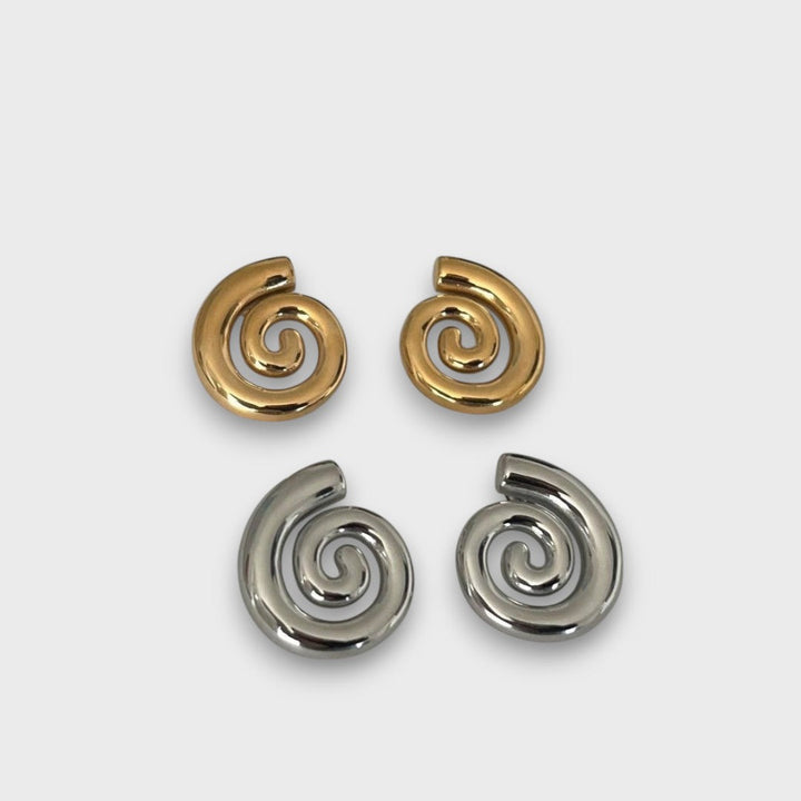 Jay – Boucles d'oreilles spiralées avec légèreté moderne