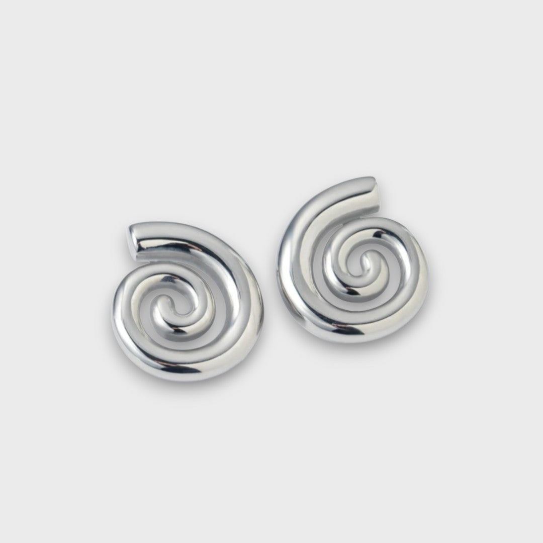 Jay – Boucles d'oreilles spiralées avec légèreté moderne