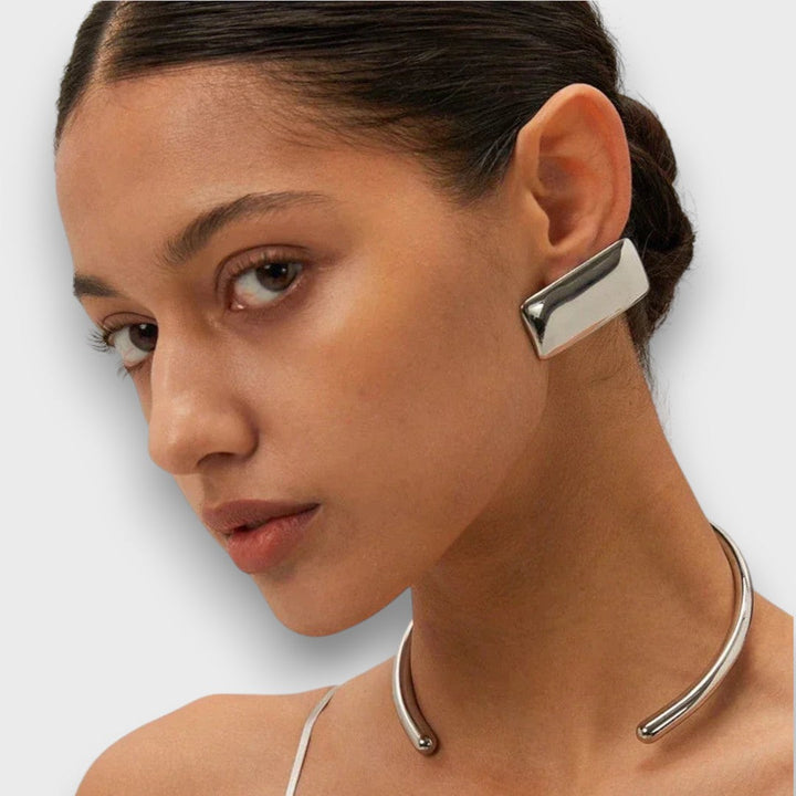 Jona – Boucles d'oreilles géométriques au style percutant