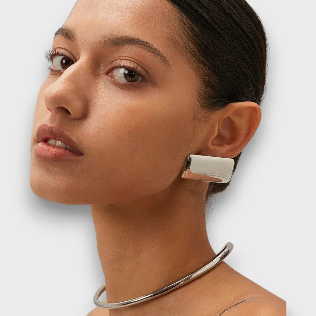 Jona – Boucles d'oreilles géométriques au style percutant