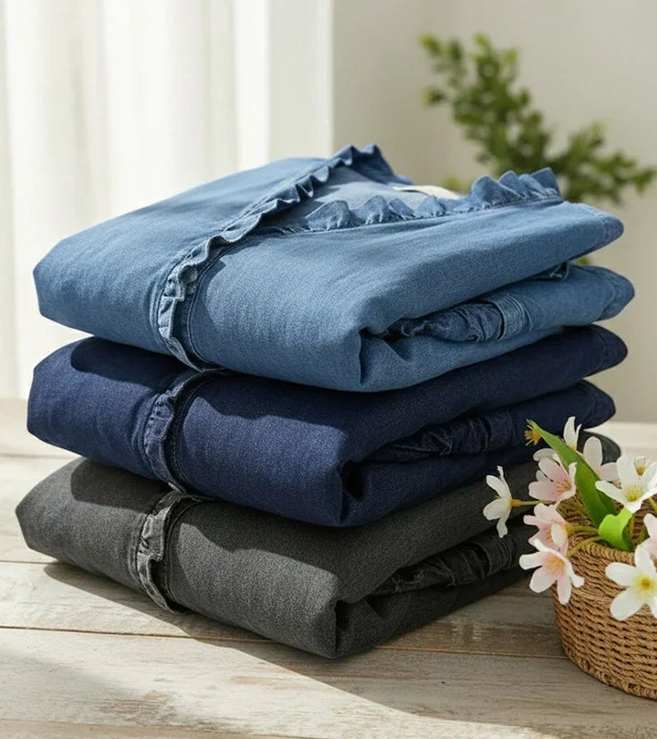 Adele™ | Blouse à Col V avec Volants