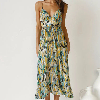 Clara - Robe Maxi Imprimée Élégante