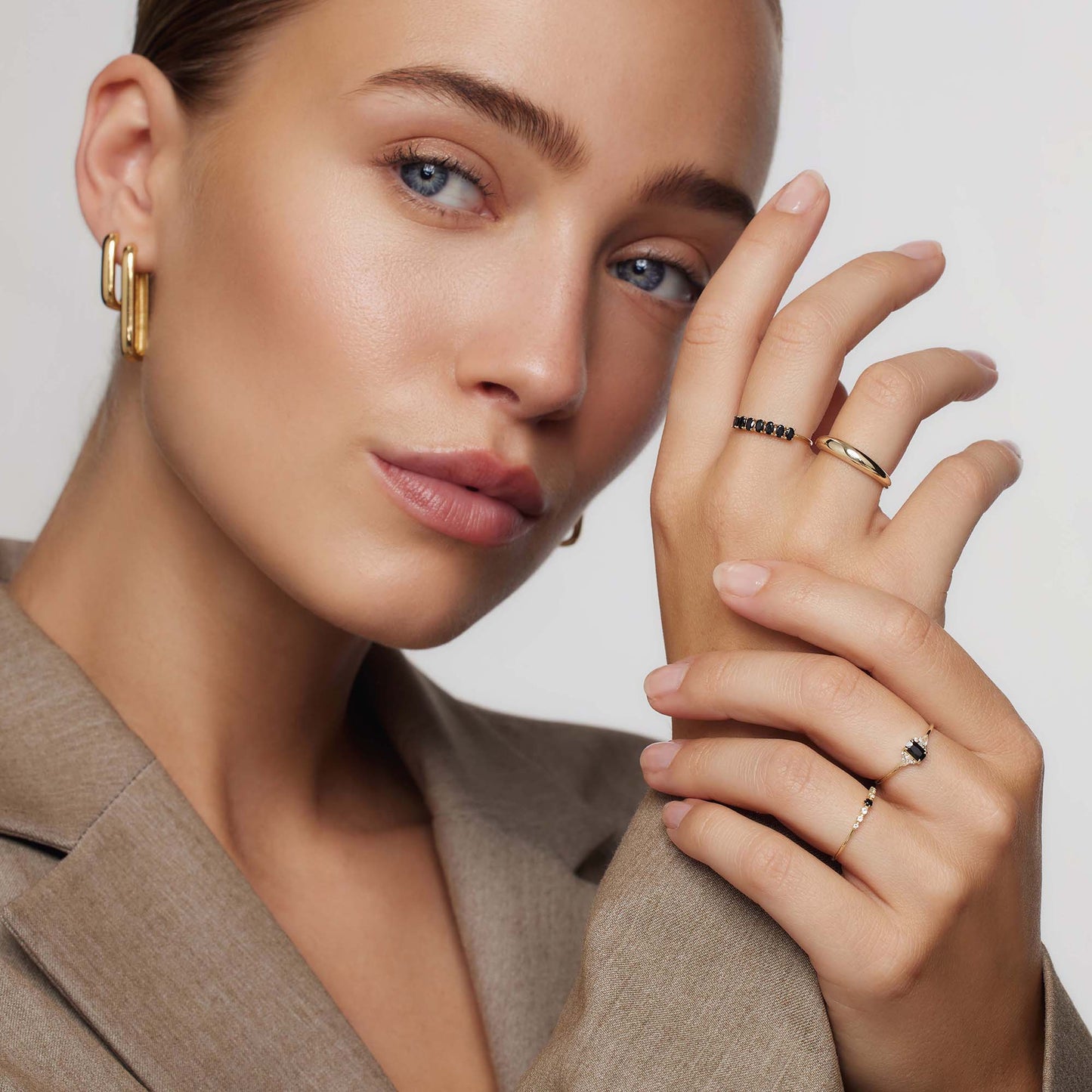 Bague Solide en Pierre | Or