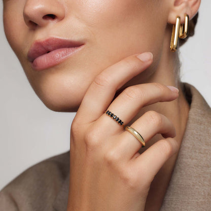 Bague Solide en Pierre | Or
