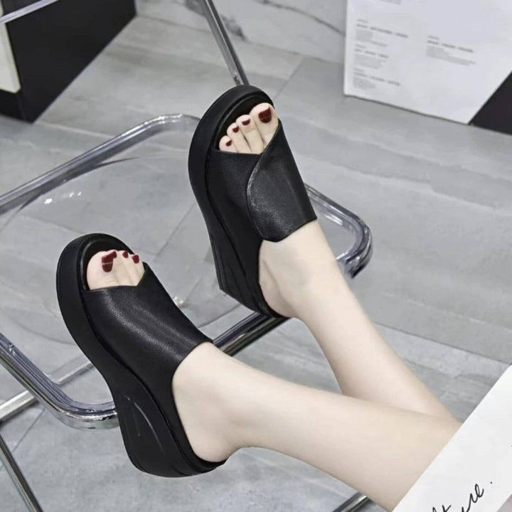 Eliza – Sandales Wedge Orthopédiques Slip-on